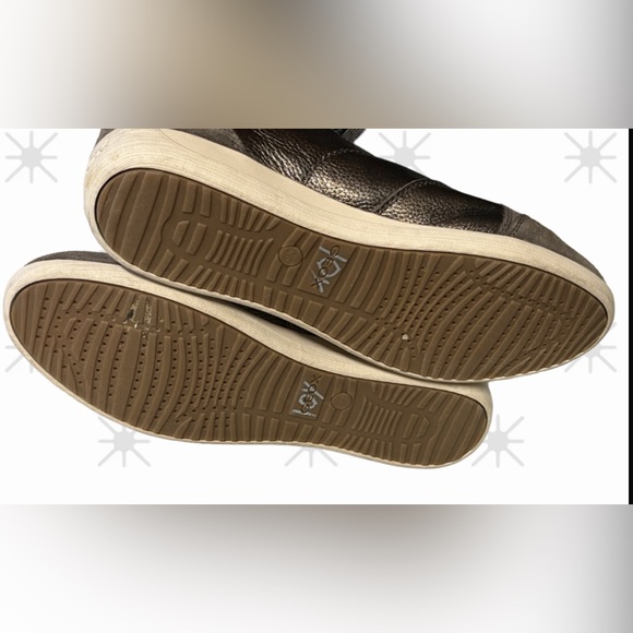 EUC GEOX MYRIA High Top Sneakers Bronze/Brown - Picture 8 of 10